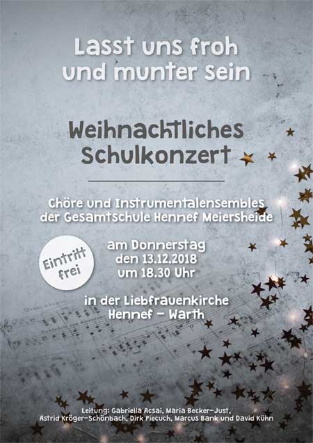 Weihnachtliches Schulkonzert